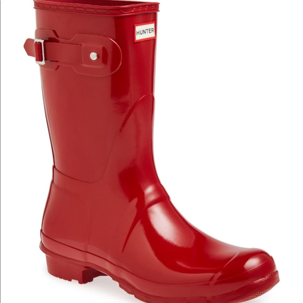 Red Hunter Boots